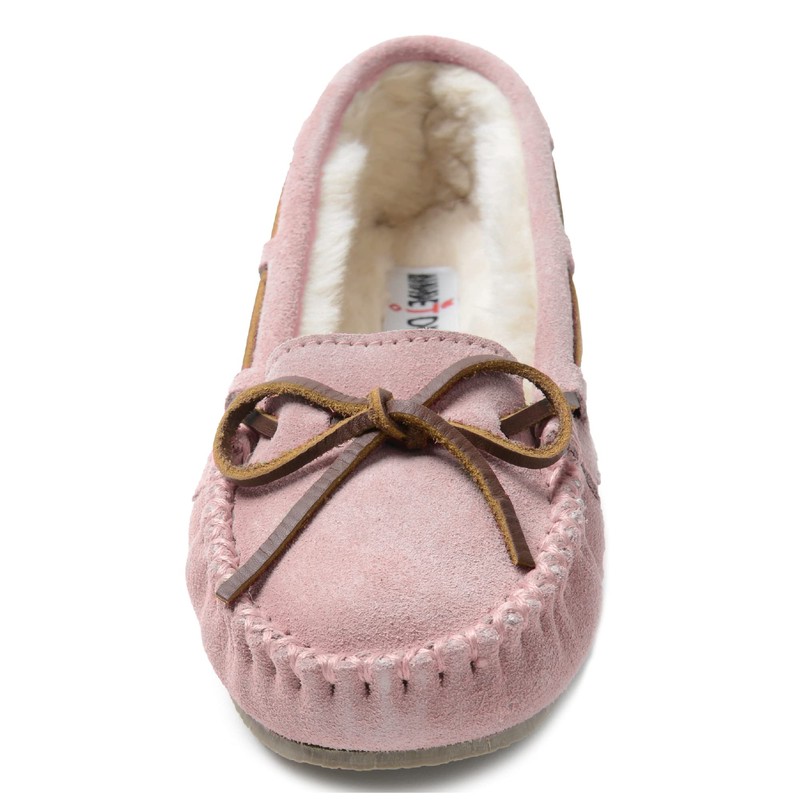 Minnetonka Womens Cally Slipper, Pink Blush, Size 6