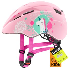 uvex Kid 2 cc - Lightweight Children's Helmet for Children - Individual Size Adjustment - Expandable with LED Light - Pink Unicorn Matt - 46-52 cm