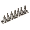 Laser 3389 Tamperproof Star* 5-Sided Socket Bit Set 1/4"D 7pc