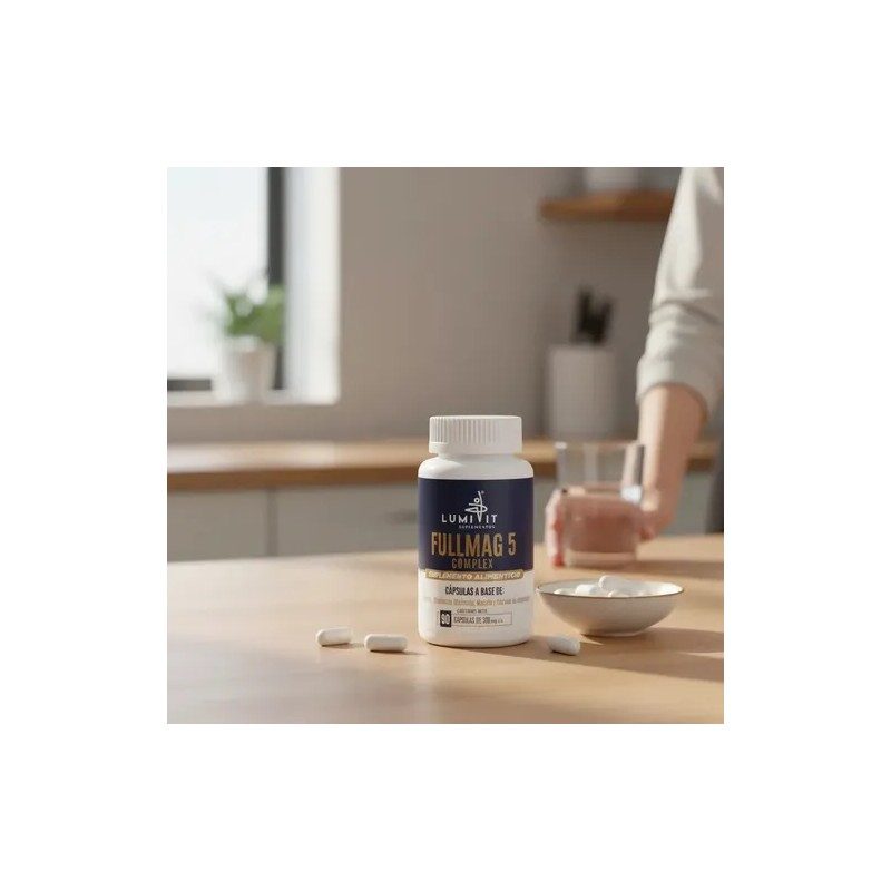 Magnesio Lumivit Fullmag Complex Magnesios Citrato Gluconato Glicinato Malato Vitamina