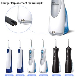 Charger Replacement for Waterpik Water Flosser WP360W WP462 WP450, Power Supply, 5ft, Black