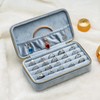 COWFEX Velvet Multiple Ring Box Jewelry Organizer Display Tray with
