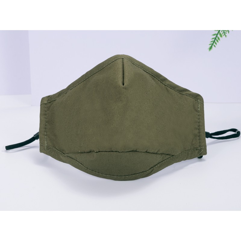 10 PCs Adult Face Masks Washable and Reusable Solid Color