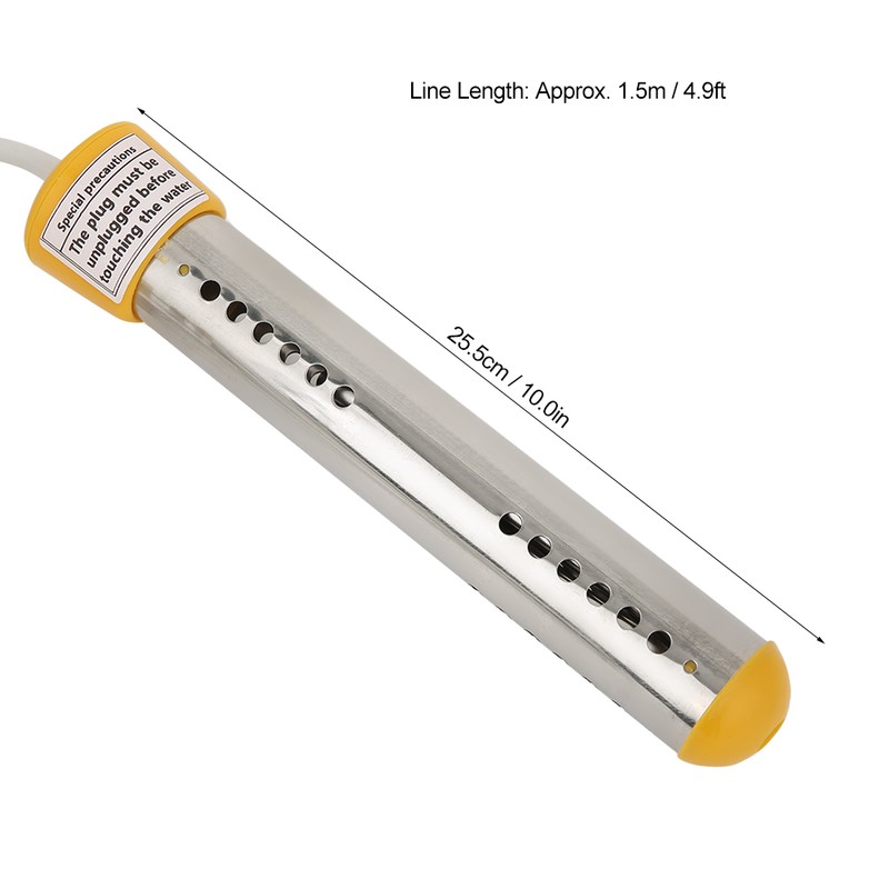 1.5m 2000W Immersion Electric Water Heater Heating Rod for Home