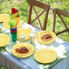 FYSUIMU 24 Pcs Lemon Paper Plates Yellow Lemon Slice Disposable