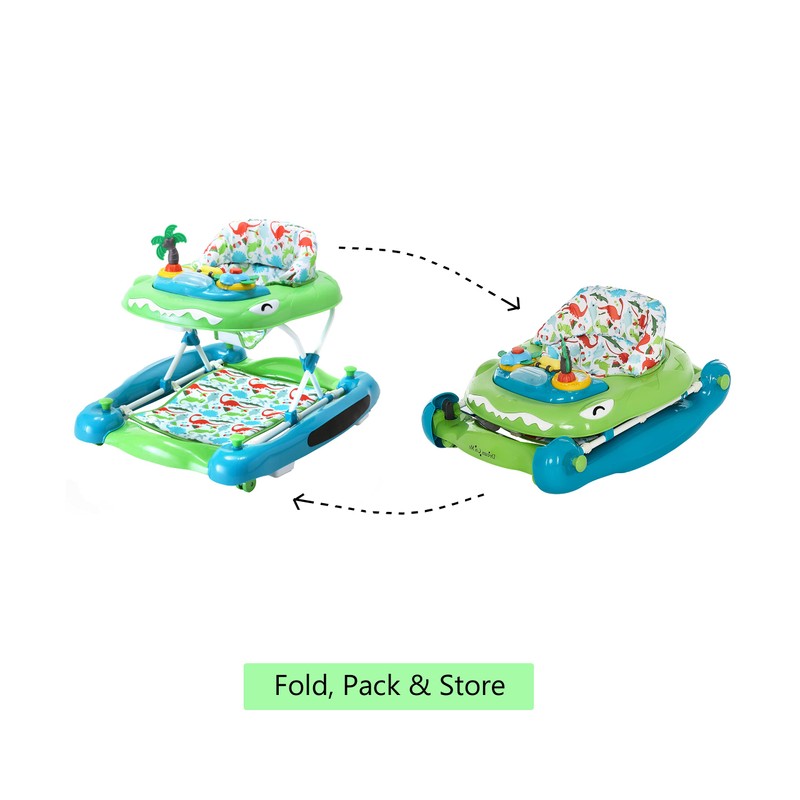 Dream On Me Baby Steps Baby Walker in Blue and