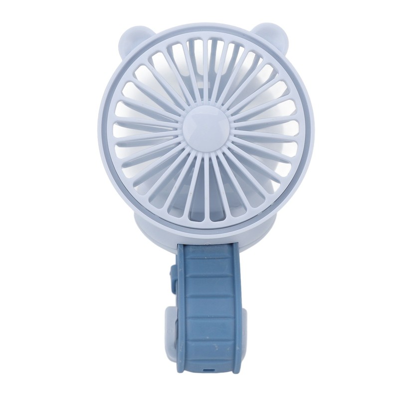Protable Watch Fan with Adjustable Wristband Children Cartoon Electric Fan