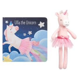 Stephen Joseph, Unicorn Board Book + Small Unicorn Plush Doll Set (AM1185)