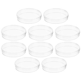 Healeved 10PCS Plastic Petri Dishes with Lids 35mm Agar Petri Dishes Blood Samples Dishes Cell Culture Plate Clear Culture Dishes for Lab Science Experiment School Projects