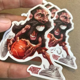 PettProject The BEARD | James Harden Die Cut Vinyl Sticker Decal
