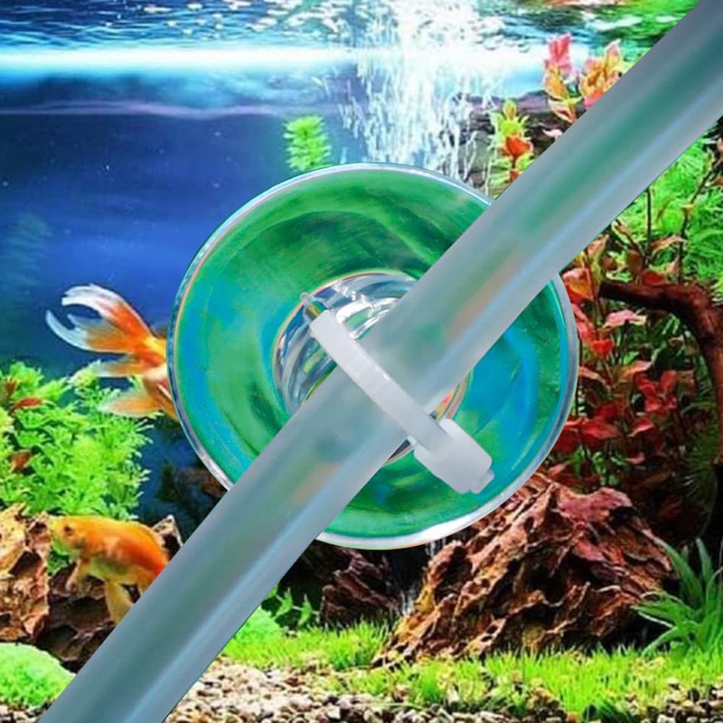 Aquarium Suction Cups with Cable Ties, Transparent Aquarium Suction Cup