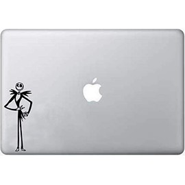 LA DECAL Jack & Sally Nightmare Before Christmas Alone Standing on car Truck SUV Laptop Vinyl Decal Sticker Black 6 inches