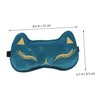 ORFOFE 1Pc Eye Mask Silk Shading Sleep Eye Breathable Blindfold