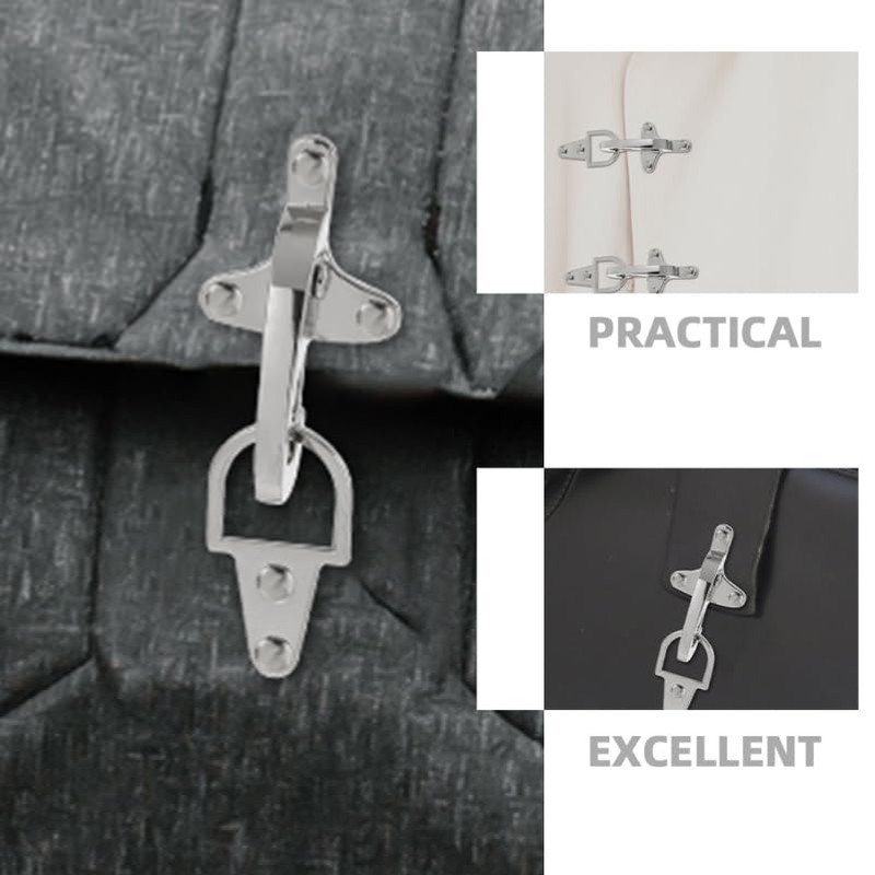 DIYEAH 2 Sets Metal Coat Toggle Buckle Clasp, Zinc Alloy