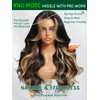 KLAIYI Ombre Highlight Blonde Loose Body Wave Bye Bye Knots