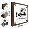 Cafecito Y Chisme Sign, Spanish Coffee Sign, Wooden Box Signs
