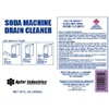 Apter Industries Soda Machine Drain Cleaner, Removes Syrup and Sugar