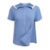 Deyeek Mastectomy Shirts with Drain Pockets Post Shoulder Surgery Tops