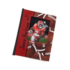 Football Photo Album 4x6 or 5x7 Picture Basketball Baseball Soccer Volleyball Softball Tennis COLOR CHOICES D#1100