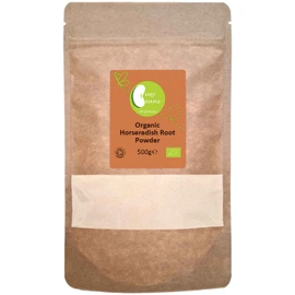 Organic Horseradish Root Powder - Certified Organic - by Busy Beans Organic (500g)