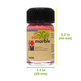 West Coast Paracord Marble Paint – Covers Everything from Paper to Glass – Solvent-Based Paint for Unique Crafts – Quick Drying (Rose Pink)