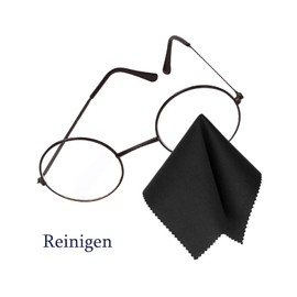 CALLYSONIC Pack of 15 Glasses Cleaning Cloths Microfibre Black Glasses Cleaning Cloths Extra Soft for Camera Glasses Mobile Phones Tablets Screens