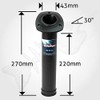 4 x Flush Mount 300 Angled Round Boat Rod Holder