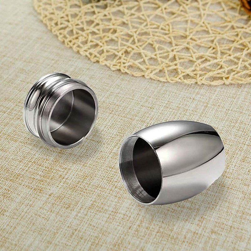NA Small Keepsake Urns Stainless Steel Mini Waterproof Memorial Cremation