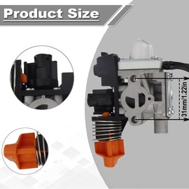 ZAMDOE HL94 FS94 Carburetor for Stihl FS 94 RC-E Z, FS 94 R-Z KM94 KM FS HL 94 94R Brushcutter Parts Carb, Replaces 4149 120 0602, 4149-120-0602, 41491200602 with Spark Plug Air Filter