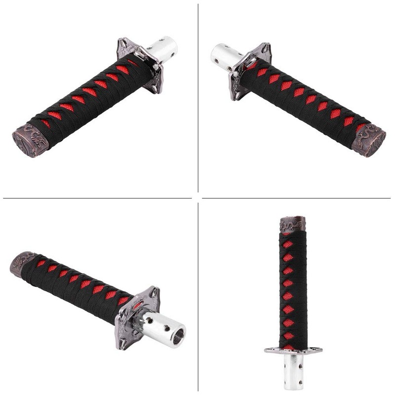 Katana Shift Knob Samurai Sword Gear Shifter with 4 Adapters,