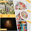 Tuanse 3 Pieces Solar Powered Mosaic Lights, Outdoor Hanging Solar