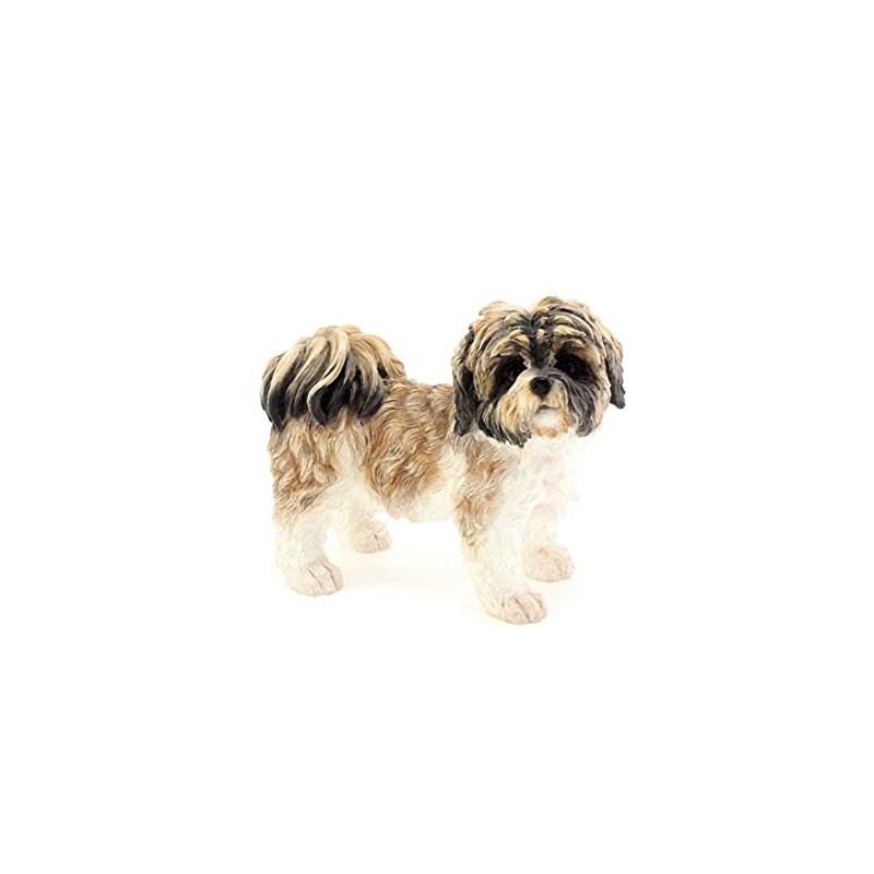 Leonardo Collection Figurine, Resin, Brown & White Shih Tzu, One