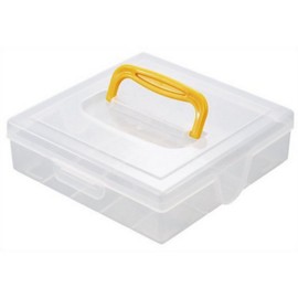 JapanBargain, 2-Pack Japanese 6-inch Origami Folding Paper Case Box Storage Container for Craft Cardstock Stamp Sewing Kit Tools, Made in Japan