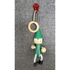 P.S. I Love Italy Bouncing Wooden Pinocchio Ornament with Spring