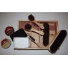 Berkshire NEW BERKSHIRE CEDAR WOOD SHOE SHINE KIT WITH 5