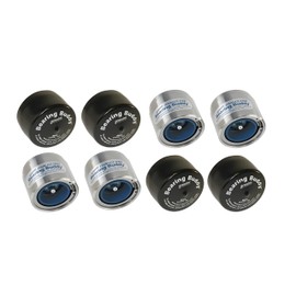 Bearing Buddy 1980A-SS - USA-Made Stainless Steel Bearing Protector w/ 19B Bra & Blue Grease Indicator - Wheel Bearing Protectors for Boats, RVs & More - Fits Hubs w/ 1.980” Inside Diameter (2 Pairs)