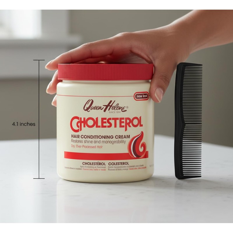 Queen Helene Cholesterol Hair Conditioning Cream – Deep Repair Treatment
