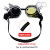 LELINTA Spiked Steampunk Victorian Style Goggles With Colored Lenses &