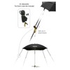 MAGMA Products, B10-404 Cockpit Umbrella, Jet Black