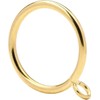 1.5-Inch Inner Diameter Metal Curtain Rings with Eyelets,Fits Up to