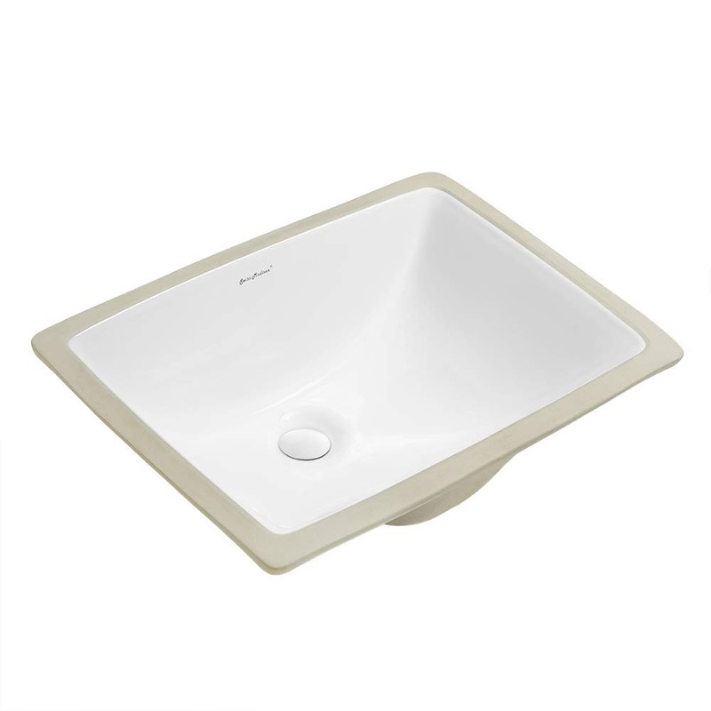 Swiss Madison SM-UM624 Plaisir 18 Rectangular Under-Mount Bathroom Sink