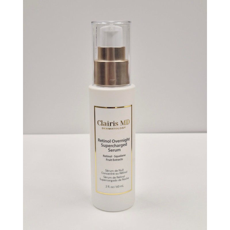 Clairis MD Retinol Overnight Supercharged Serum 2oz