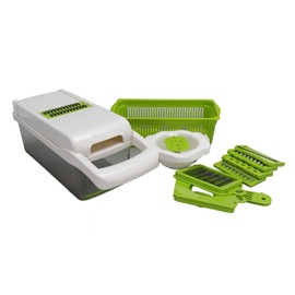 Vegetable Cutter Peeler Chopper Fruit Potato Carrot Grater for Kitchen Household Restaurant White