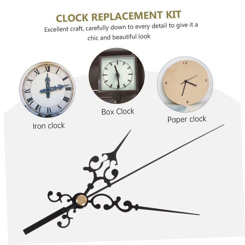 TEHAUX 1Set Wall Clock Mechanism Kit for DIY Clock Repair