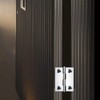 Eruinfang 12 Pieces Hinges Stainless Steel Folding Butt Hinges Small