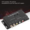 UHF Modulator TV LINK Modulator, AV to RF Converter IR