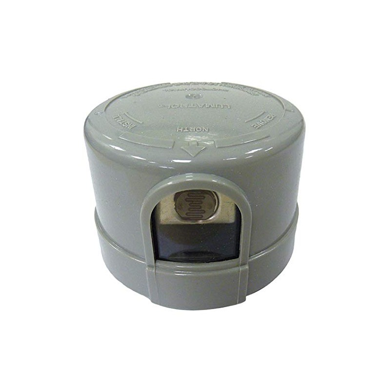 Dayton Photocontrol, 120VAC Voltage, 1800 Max. Wattage, Turn-Lock Mounting