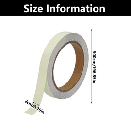 Glow in the Dark Tape, Luminous Tape, for Stairs Stage Supplies Decoration (Green Light 2cm*5m)