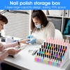 2 Pack Acrylic Nail Polish Organizer 84 Bottles of 7