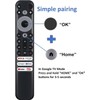NTQinParts Replacement Voice TV Remote Control Controller for TCL 85Q651G
